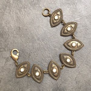 Evil eye tennis bracelet